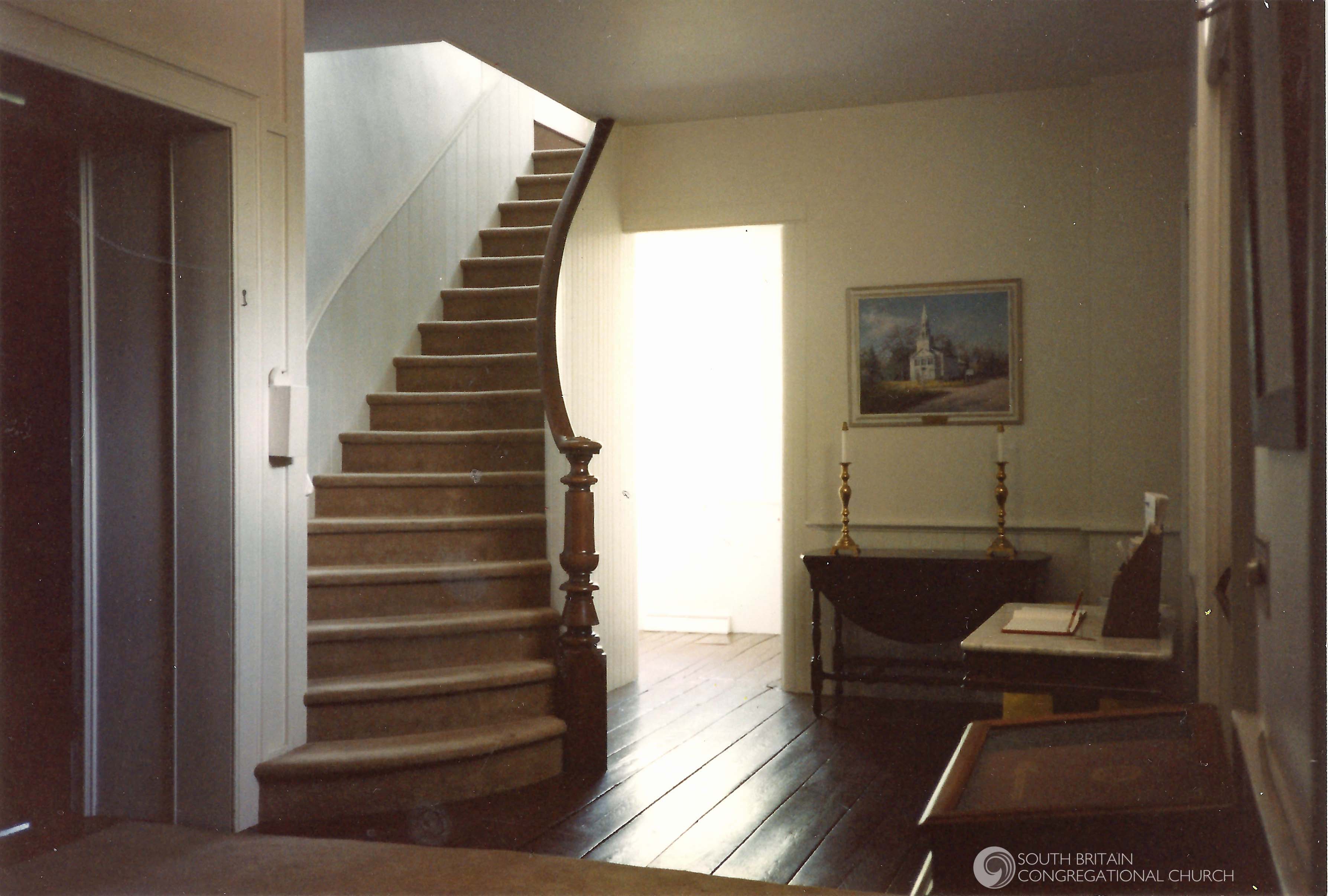 Church Interior, Narthex & Balcony Stairway