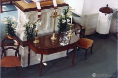 Church Sanctuary at Easter